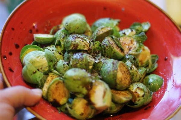 balsamic brussel sprout mix