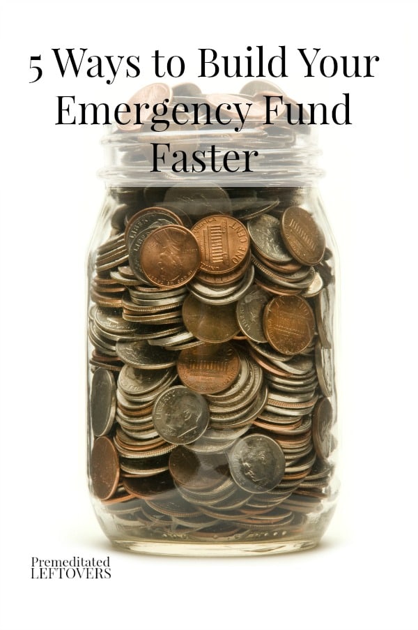 5 Ways to Build Your Emergency Fund Faster - Here are some ways to earn some extra money to start building an emergency fund.