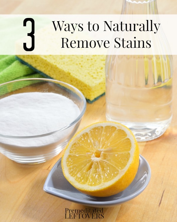 3 Ways to Naturally Remove Stains, including ways to naturally remove stains from clothes, carpets, and sinks using inexpensive, natural ingredients.