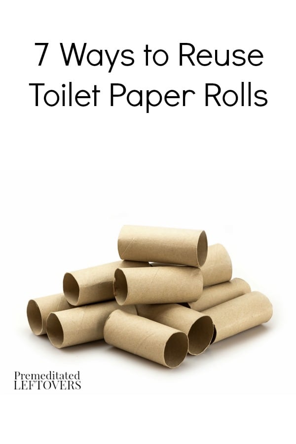 7 Ways to Reuse Toilet Paper Rolls - Here are seven frugal ways to reuse toilet paper rolls for crafts, organization, and homemade toys for kids.