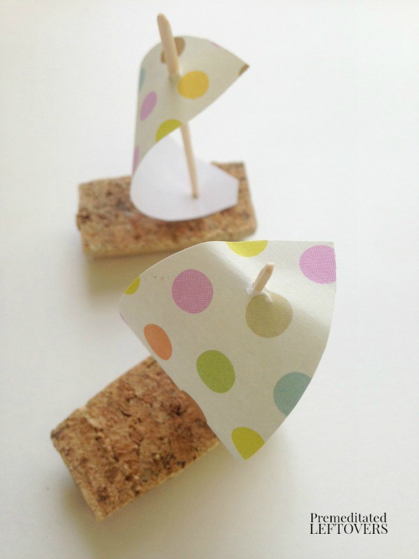 How to Make Wine Cork Sail Boat for Kids