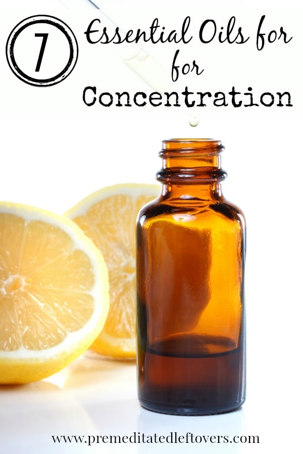 7 Essential Oils for Concentration - Here are 7 essential oils for concentration that can help you focus if you are having a hard time concentrating.