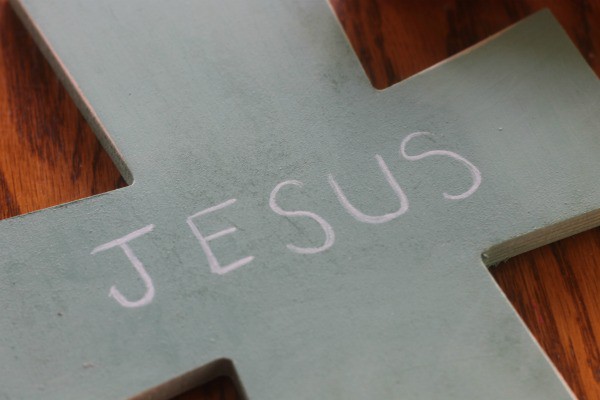 Names of Jesus Cross Craft writing