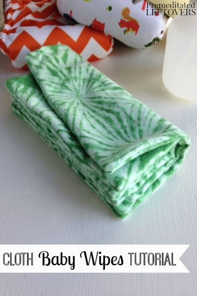 Homemade Cloth Baby Wipes Tutorial - follow this simple homemade baby wipes tutorial to make your own reusable, double layer baby wipes.