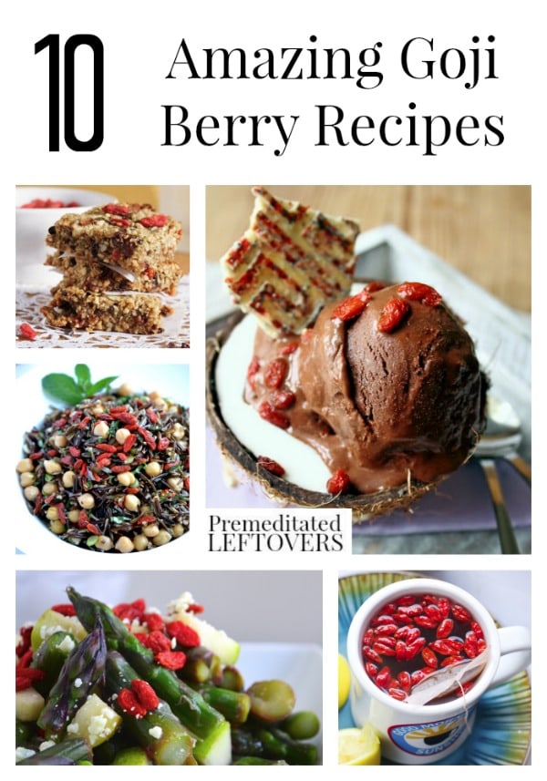 10 Amazing Goji Berry Recipes including goji berry smoothies, where to buy goji berries and other recipes using goji berries.