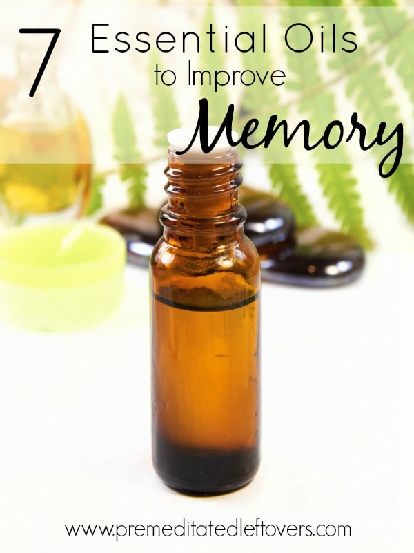 7 Essential Oils to Improve Memory- Give these 7 essential oils a try and see how easy it can be to naturally stimulate your mind and improve your memory.
