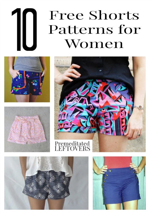 10 Free Shorts Patterns For Women