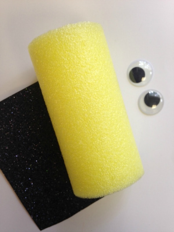 Pool Noodle Bumble Bee Craft Supplies