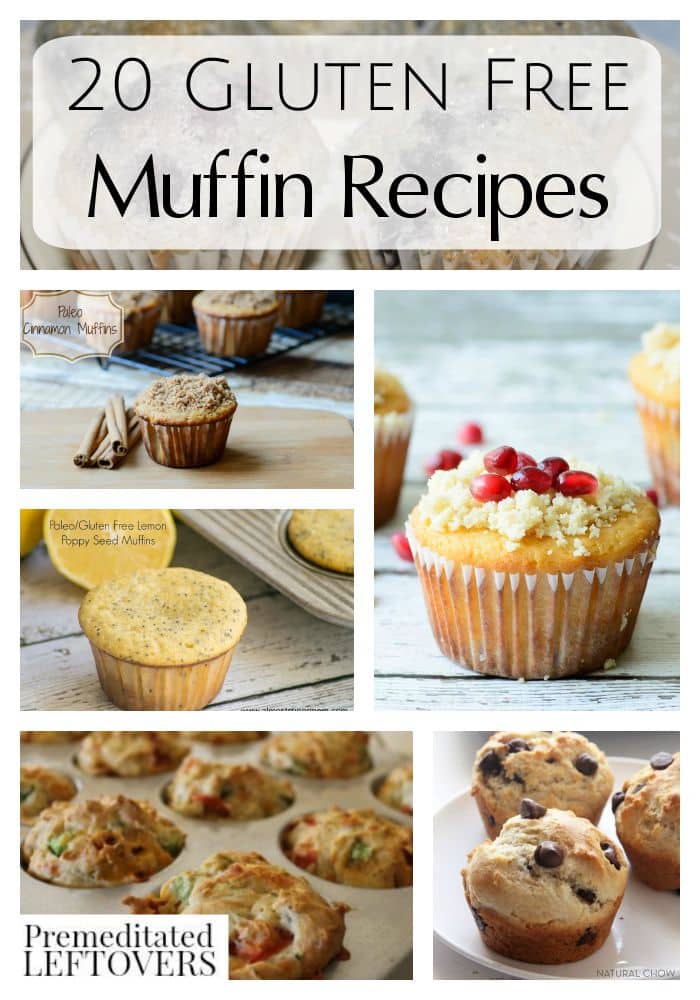 20 Delicious Gluten-Free Muffin Recipes: A wide variety of gluten-free muffins - some sweet, some savory, and all work well for gluten-free batch cooking.