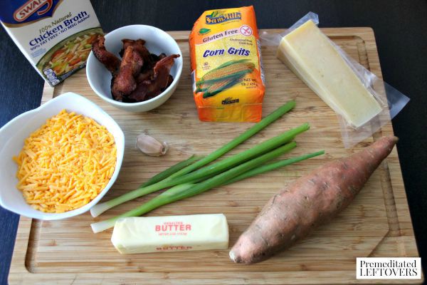 How to Make Amazing Cheese Grits ingredients