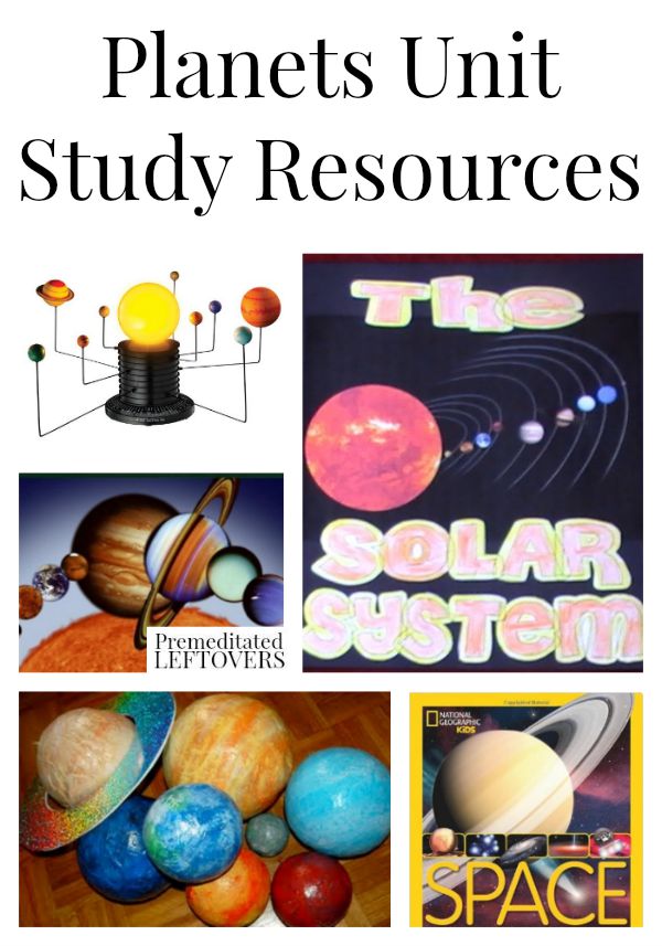 Planet Unit Study Resources-Fun and factual study resources for building your own Planet Unit lesson. This includes lesson plans, crafts, videos, and more. 