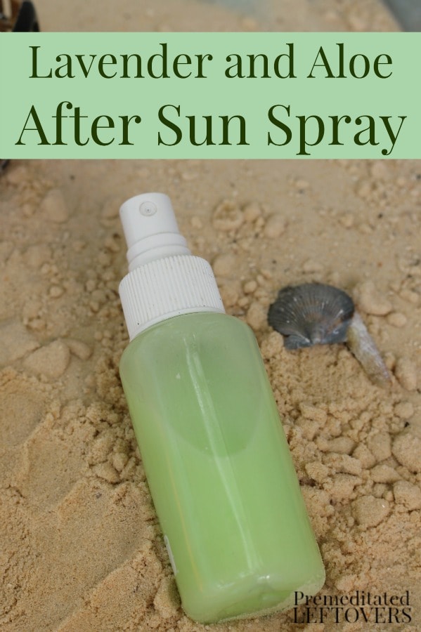 DIY After Sun Spray - Homemade Chemical-Free Beauty Products