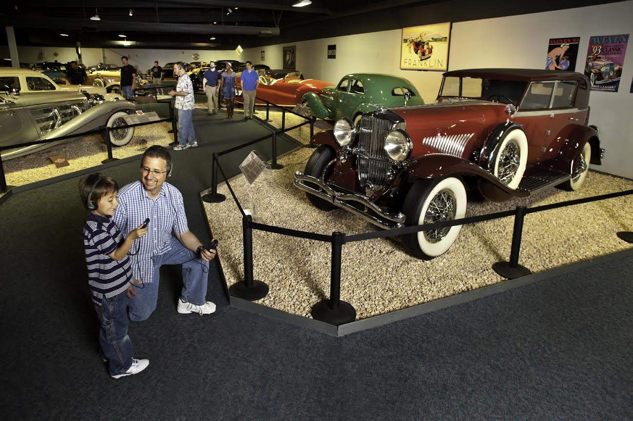 Family-friendly activities at the national automobile museum in Reno, Nevada