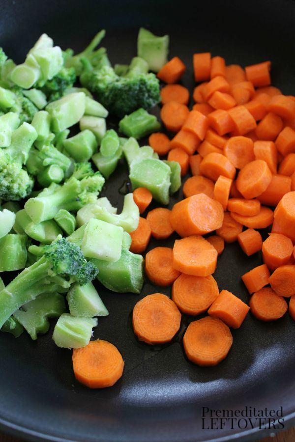 Vegetables Ready for Stir Fry