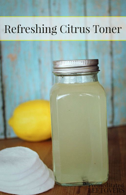 How to Make a Refreshing Citrus Toner - Use this recipe with tutorial to make a natural citrus tone. You can make it in minutes with just a few ingredients.