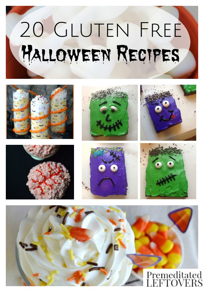 20 Gluten-Free Halloween Recipes- These Halloween recipes include gluten-free alternatives to the classics as well as fun new treats everyone can enjoy.