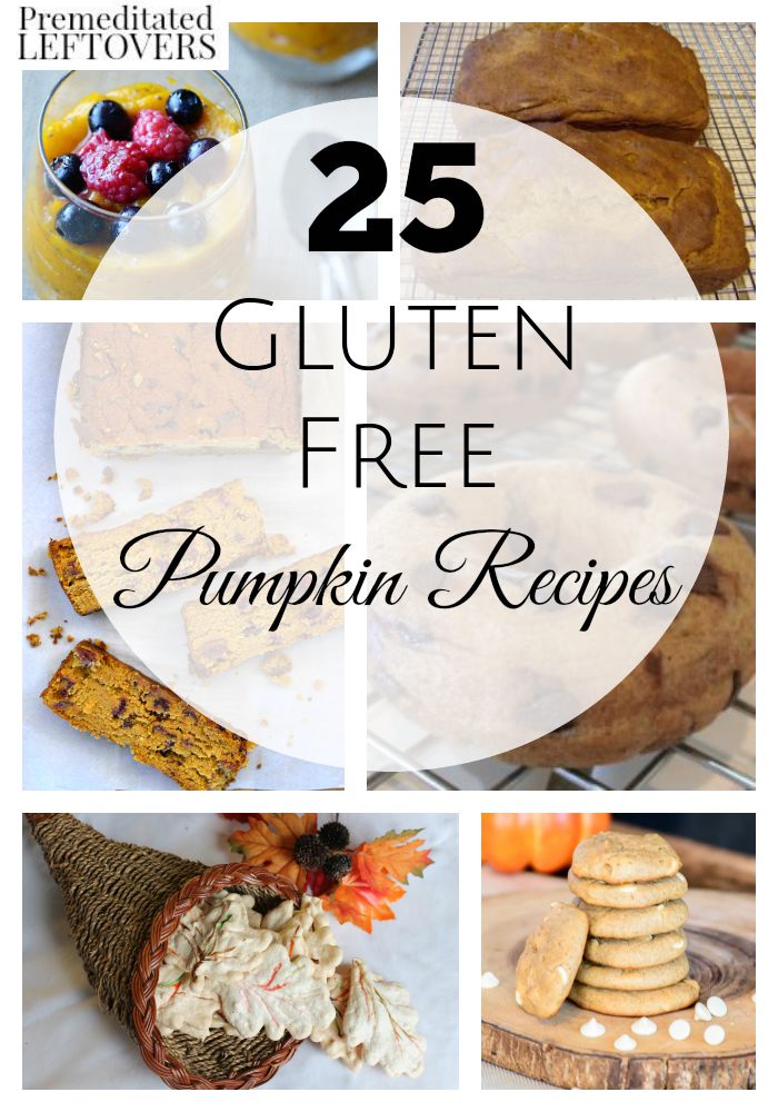 25 Gluten-Free Pumpkin Recipes- No need to worry about missing out on your favorite fall treats when you can use these amazing gluten-free pumpkin recipes.
