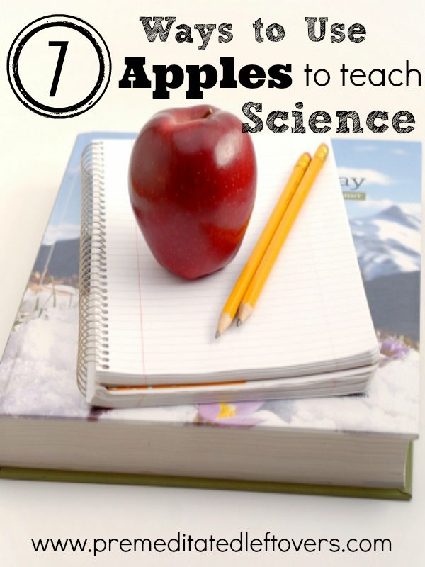 7 Ways to Use Apples to Teach Science- Are you looking for exciting ways to teach your kids about science? Grab some apples and give these activities a try.