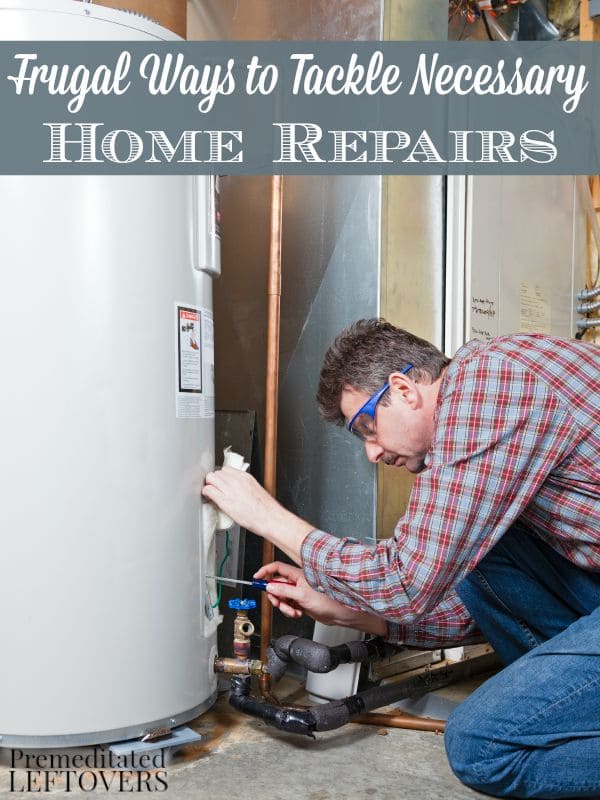 Frugal Ways to Tackle Necessary Home Repairs- These 5 tips will help keep your costs and stress levels low when an emergency repair is needed in your house.