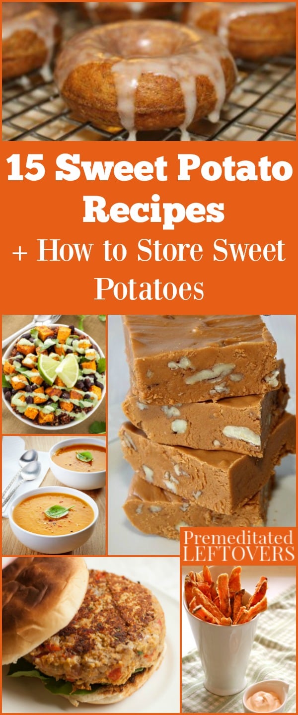 Learn how to store sweet potatoes so they stay fresh for up to 6 weeks, and enjoy them in 15 sweet potato recipes for desserts and savory dishes.