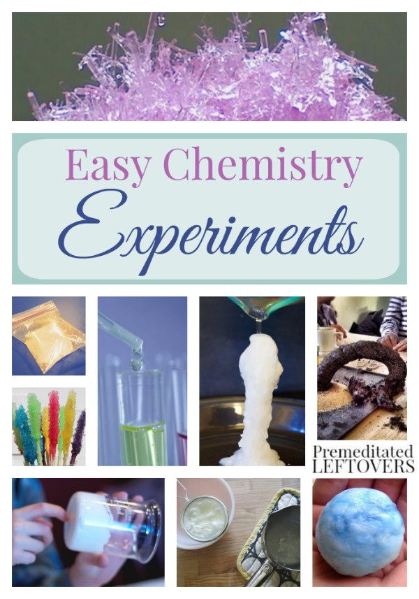 Easy Chemistry Experiments for Kids- Kids can explore acids, bases, and chemical reactions with these hands-on chemistry experiments. They are fun and easy!