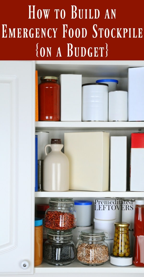 Are you building an emergency food stockpile? These frugal tips for How to Build an Emergency Food Stockpile on a Budget will help you stock up.