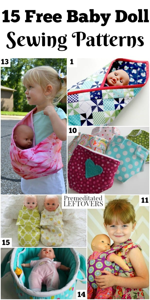 15 Free Baby Doll Sewing Patterns