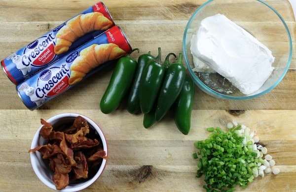 ingredients for jalapeno popper crescent ring recipe