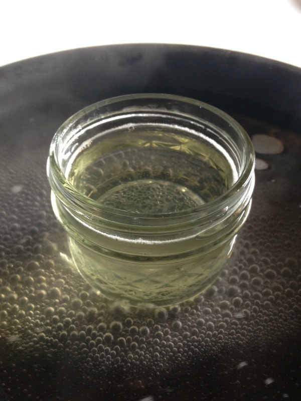 Homemade Vapor Rub melting