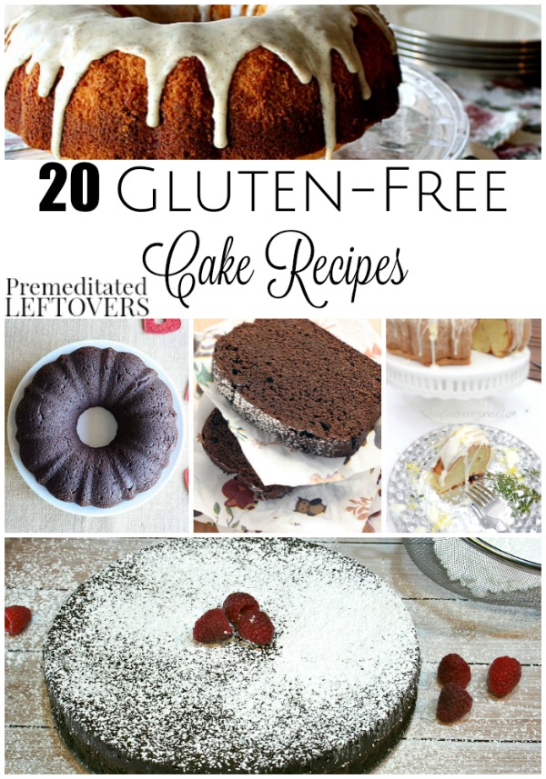 20 Gluten-Free Cake Recipes- These wonderful cake recipes are completely gluten-free. Enjoy classic flavors like red velvet or a decadent mocha fudge cake.