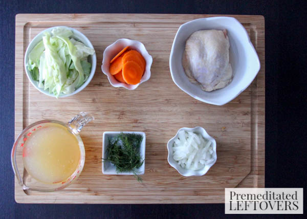 Easy Chicken Collezione Soup- ingredients