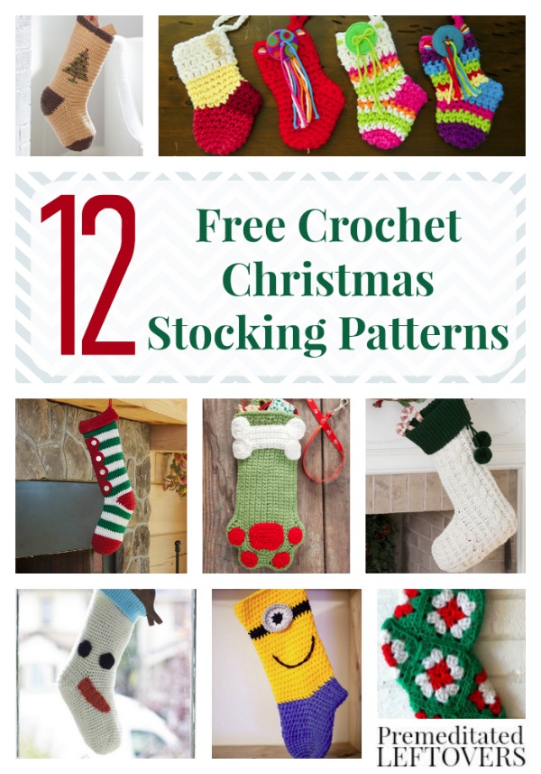 Free Crochet Stocking Patterns- Crochet your own Christmas stockings with these free patterns. You will enjoy your homemade stockings year after year.