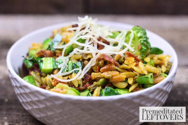 Parmesan Orzo with Brussels Sprouts & Bacon final