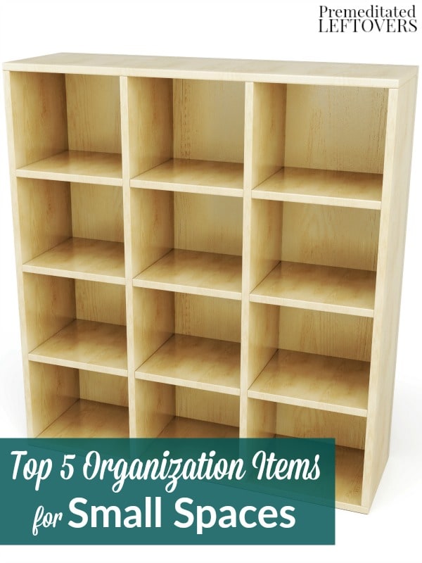 Top 5 Organization Items for Small Spaces- If you live in a small space, staying organized is a must. These 5 items will improve storage and keep you sane!
