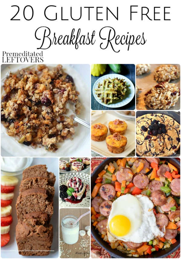 20 Gluten-Free Breakfast Recipes- Here are 20 amazing breakfast recipes that are gluten-free. Make a breakfast date and get cooking!