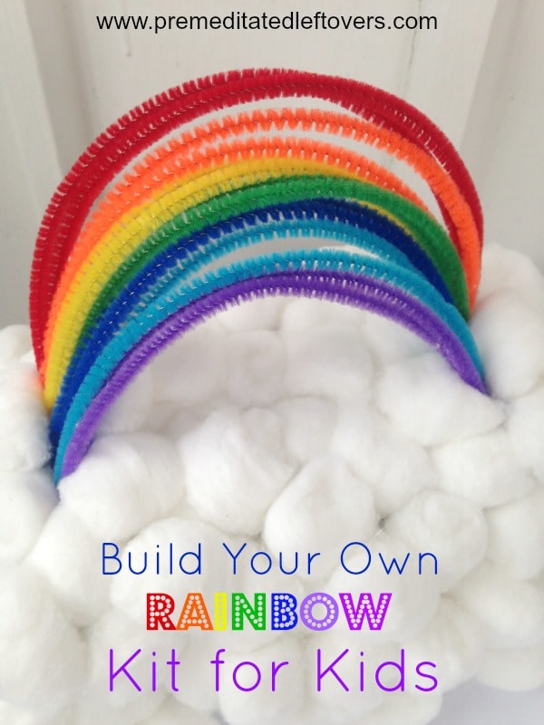 Build Your Own Rainbow Kit for Kids- Wouldn't it be fun to build your own rainbow? This rainbow craft is fun and easy to make, and there's no rain required!