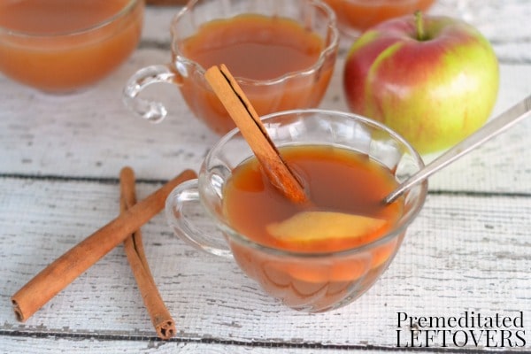 I love this simple and flavorful Hot Apple Cider Tea for a great breakfast drink! 