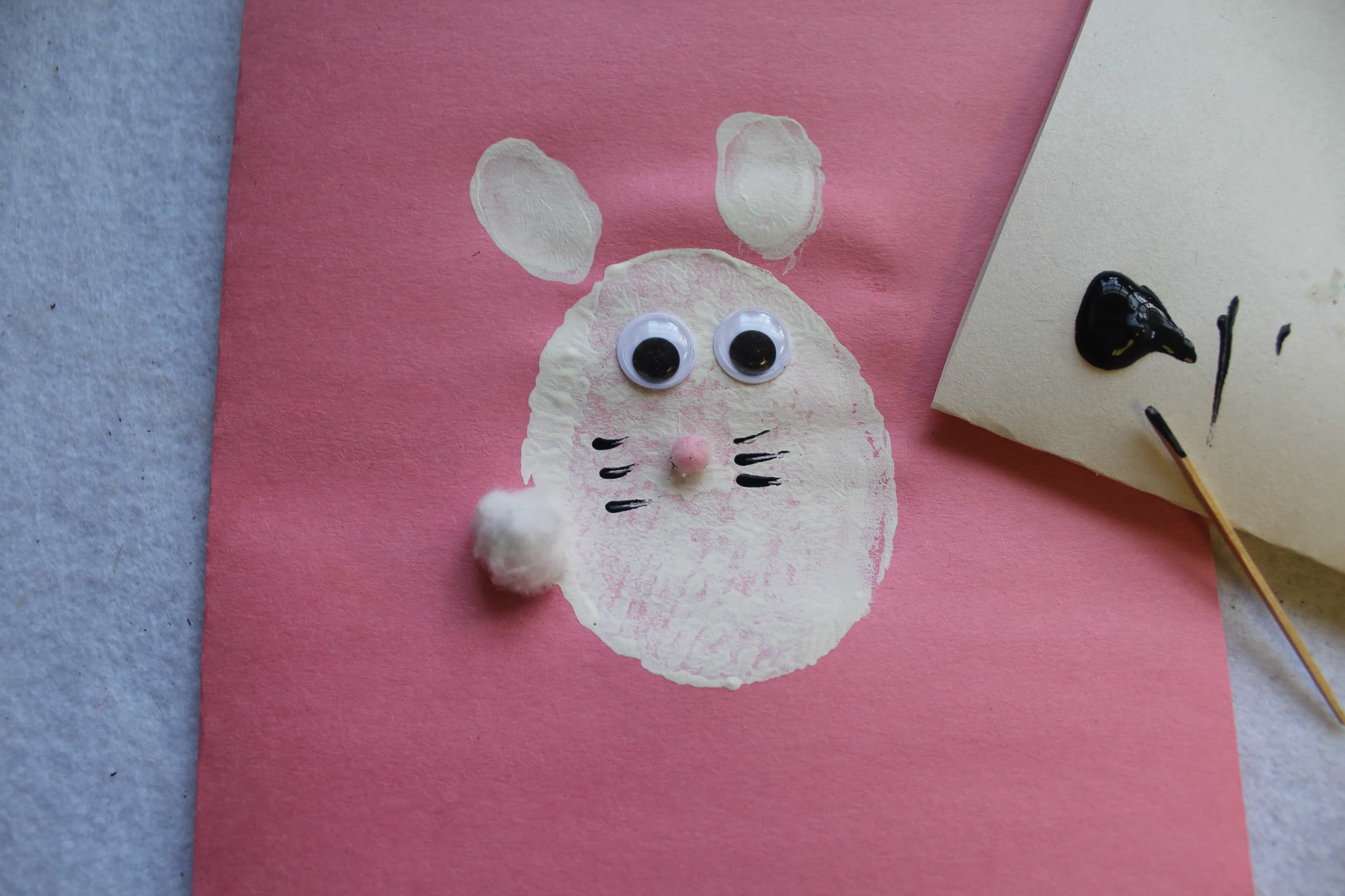 Handmade Bunny Stamps for Kids