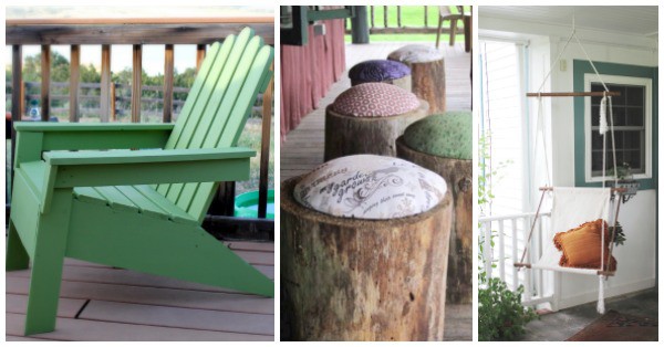 DIY Outdoor Seating Projects- These outdoor benches and chairs can be made on just about any budget. They're a fun way to add seating to your porch or yard.  