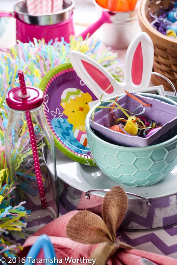 Pastel Easter Tablescape materials