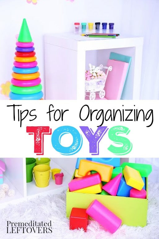 How to Organize Your Child's Toys- These tips on how to clean up your child's toys will help keep their space clean and organized for better play. 