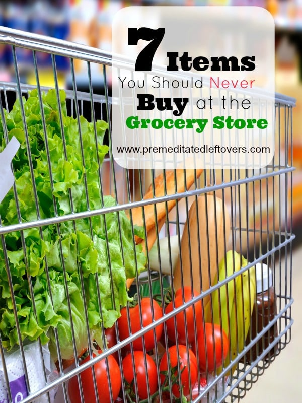 7 Items You Should Never Buy at the Grocery Store- Avoid buying these non-food items at grocery stores. While it may seem convenient, you will spend more.