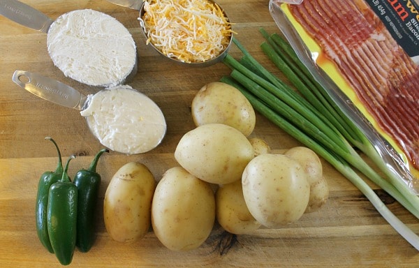 Ingredients for Jalapeno Popper Potato Salad Recipe