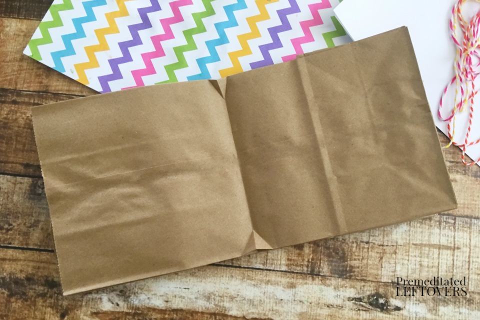 How to Make a Paper Bag Book for Kids - stacked paper bags