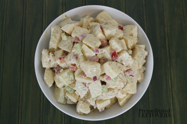 Quick and easy recipe for Cajun Ranch Potato Salad