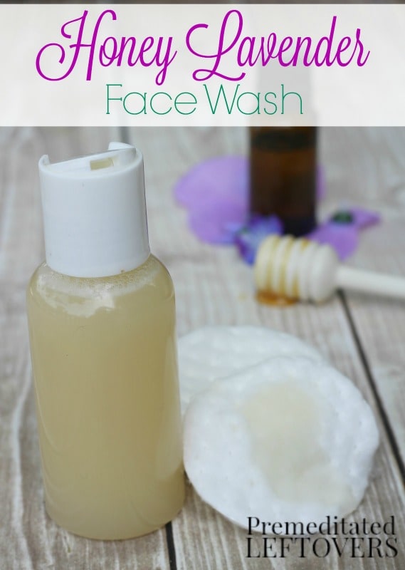 Homemade Honey Lavender Face Wash- This DIY face wash uses honey and other natural ingredients to gently cleanse and moisturize your skin. Give it a try!