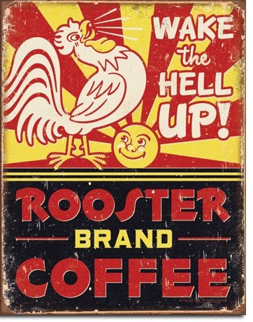 Vintage Metal Signs to Make You Feel Nostalgic- rooster