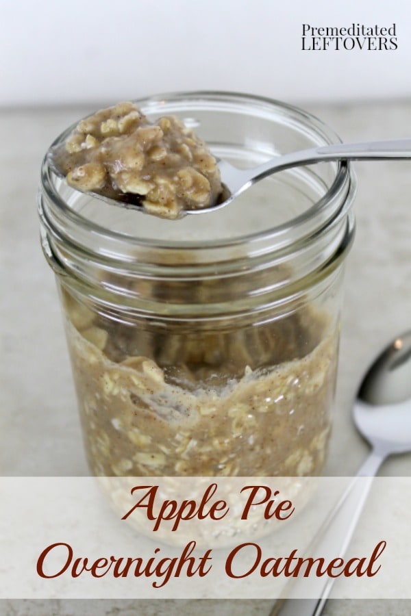 Apple Pie Overnight Oatmeal Recipe