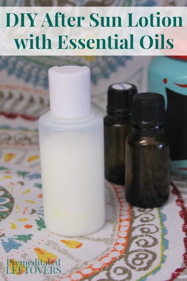 Diy After Sun Lotion With Essential Oils 9240