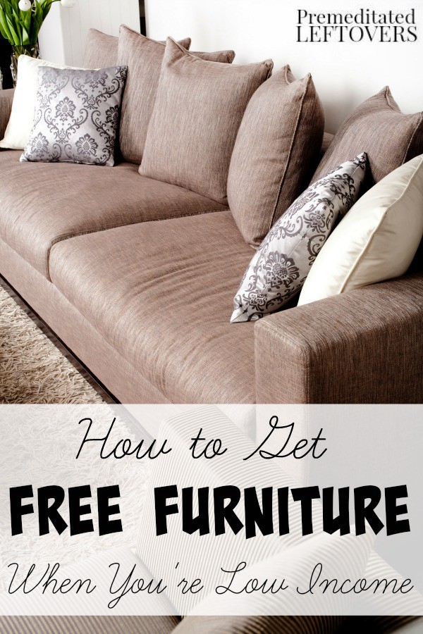 Ways to Find Free Furniture- If you need help finding free or cheap furniture for your home, here are some resources to check out in your area.